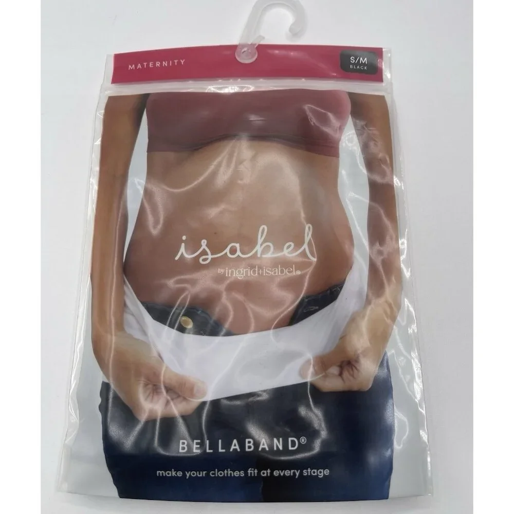 Bellaband Maternity Belt Black Size S/M Isabel by Ingrid &‎ Isabel